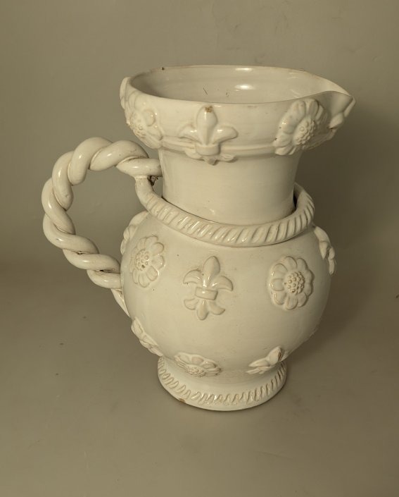 Grand pichet en faience de Malicorne. Emile Tessier.-photo-3