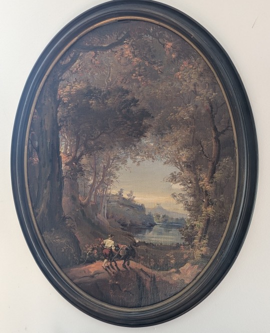 Vezzoni Palmiro. Huile sur panneau.-photo-1