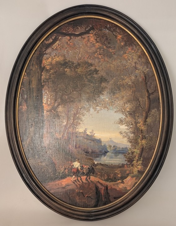 Vezzoni Palmiro. Huile sur panneau.