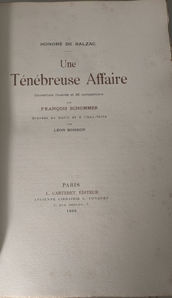 Balzac. A Dark Affair. 1909.-photo-3