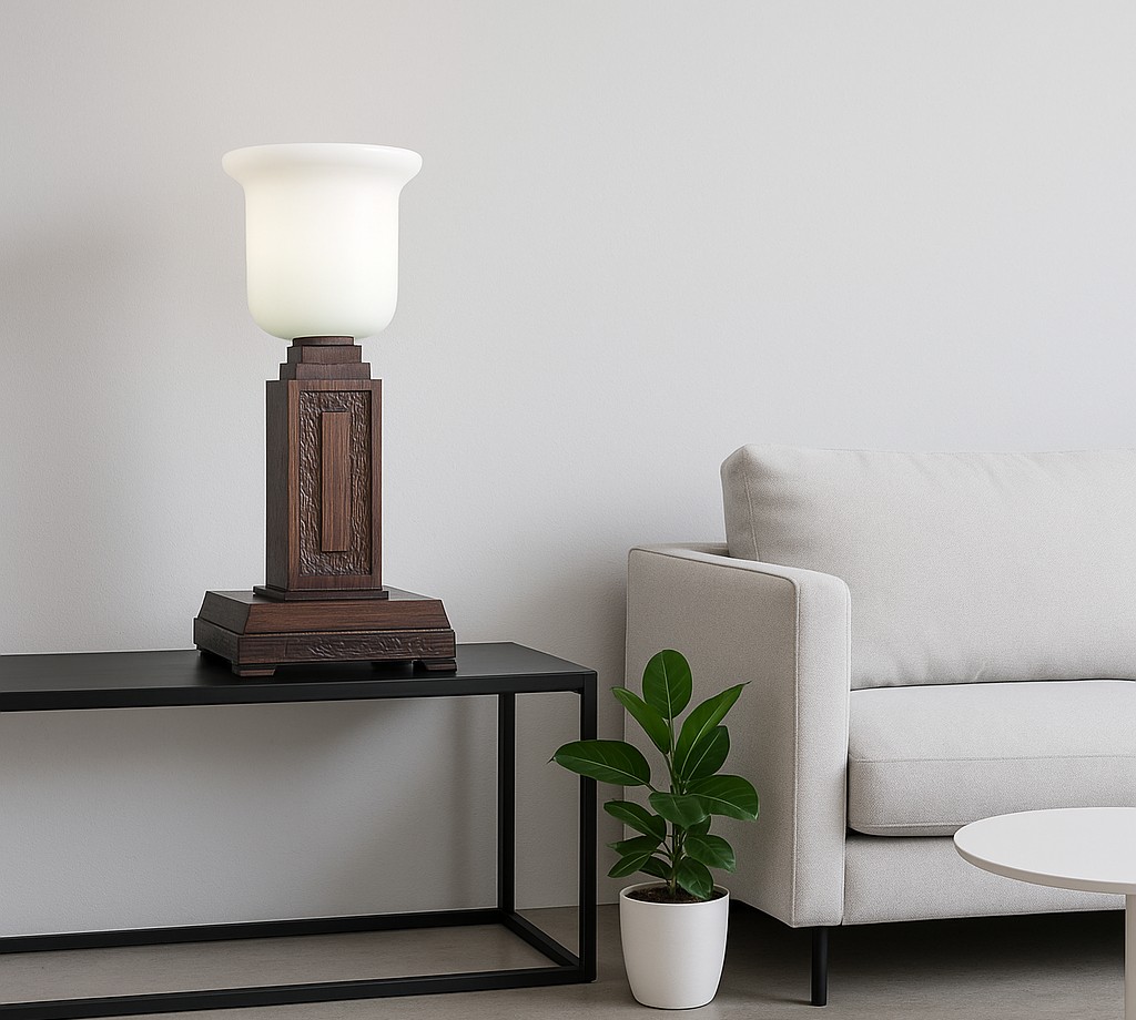 Lampe époque Art Déco.-photo-2