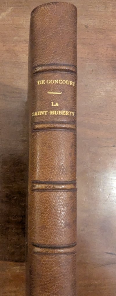 Saint Huberty's Day. Edmond De Gongourt With Dedication-photo-3
