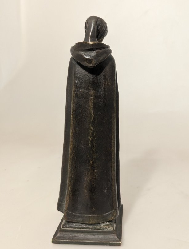 Woman Holding A Laurel Branch. Art Deco Bronze.-photo-4