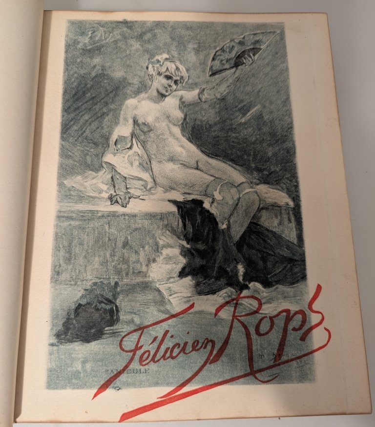 Felicien Rops. The Man And The Artist By Camille Lemonnier. 1908.-photo-4