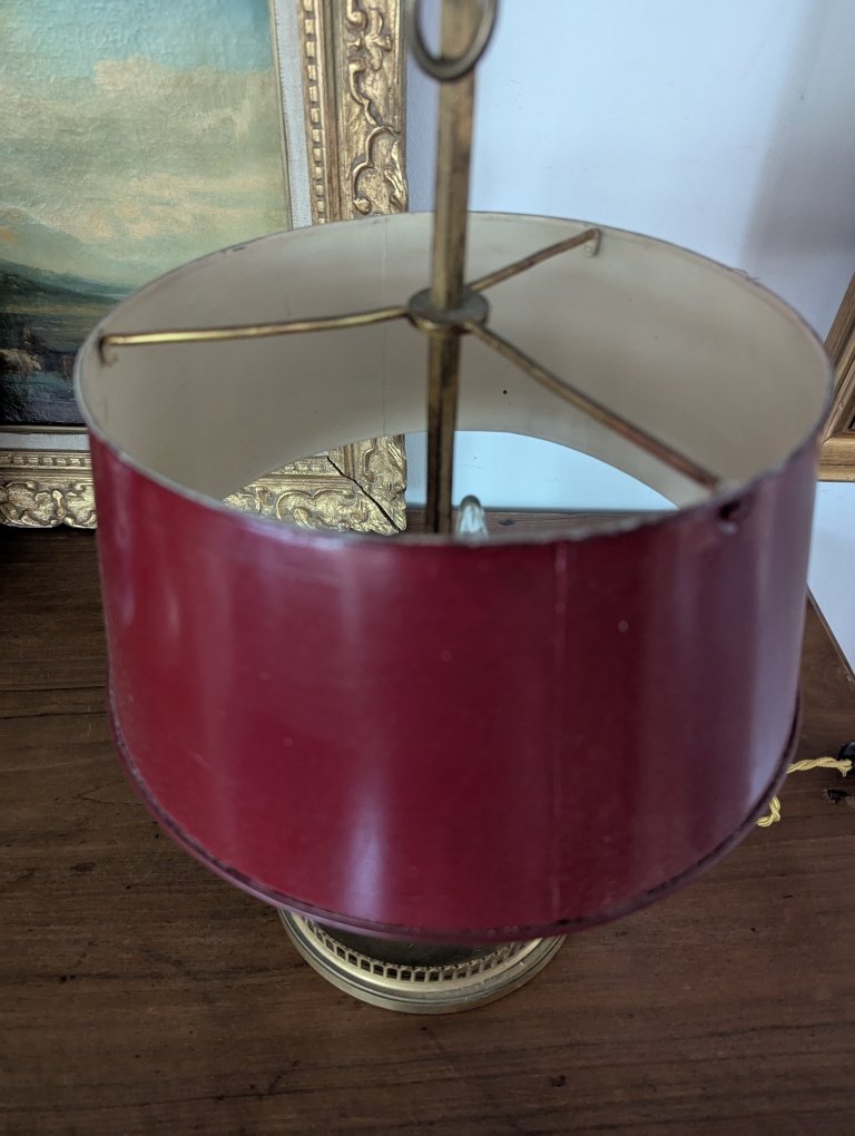 Lampe bouillote . Bronze.-photo-3