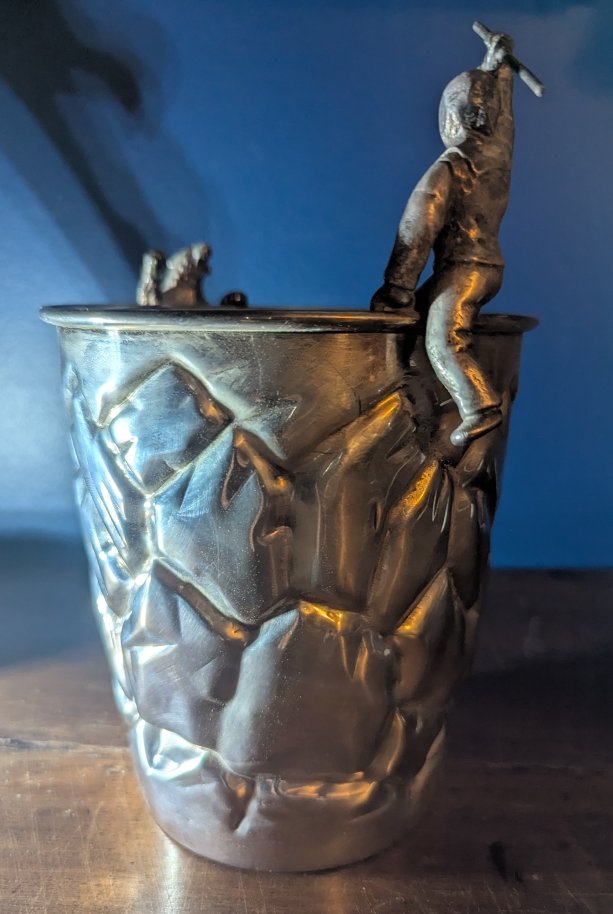 Wine Cooler/ice Bucket. Wmf. Silver-plated Metal-photo-3