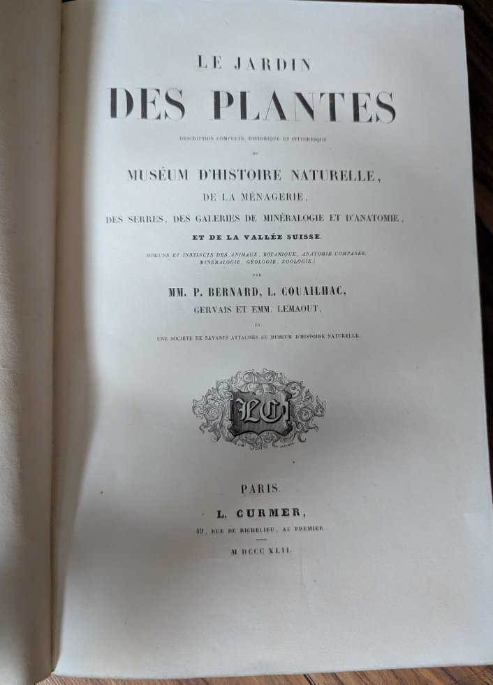The Botanical Garden. P. Bernard. 1862. 2 Volumes.-photo-2