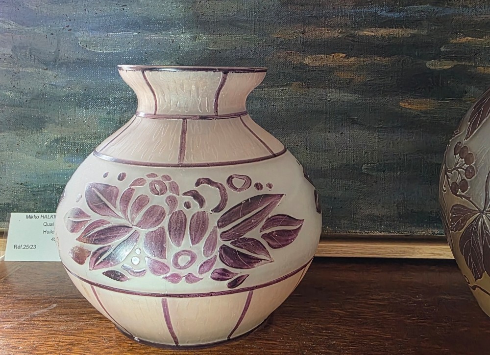 Vase signé Moda pour Daum