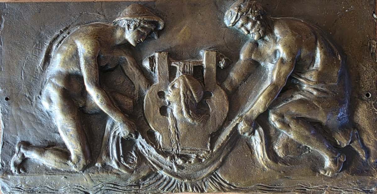 Bronze Bas-relief.-photo-3