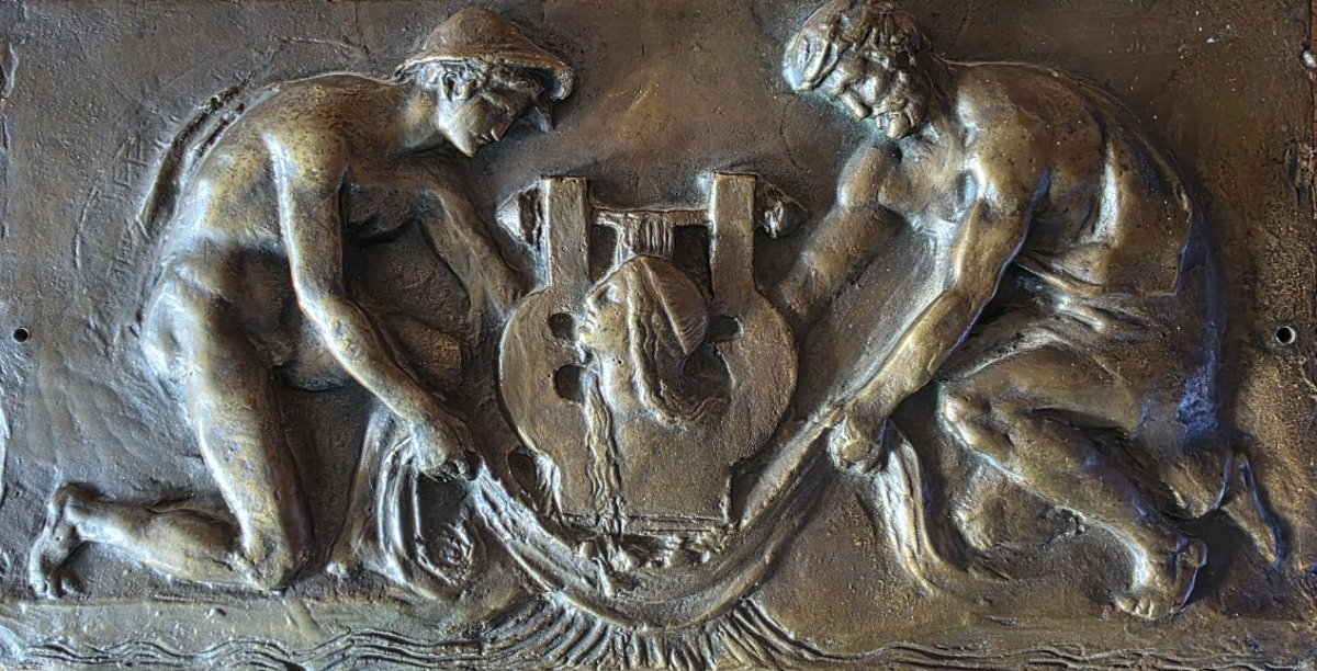 Bronze Bas-relief.-photo-4