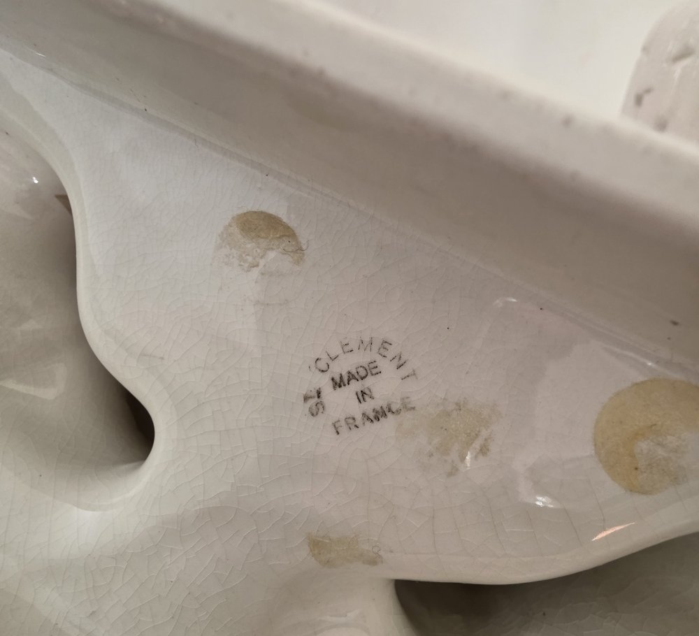 Geo Condé. Ours en faience craquelée. Art Déco.-photo-3