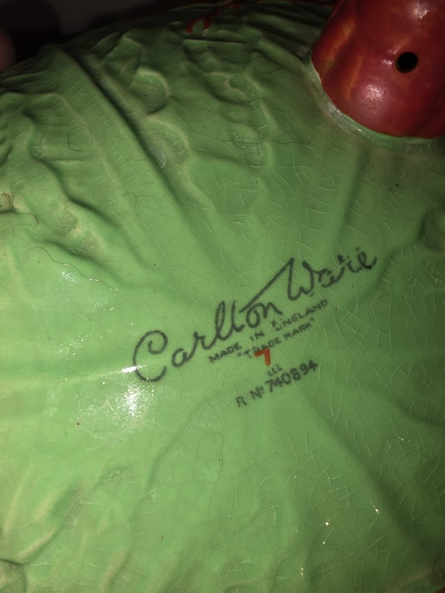 Saladier Carlton ware. "Homard"-photo-4