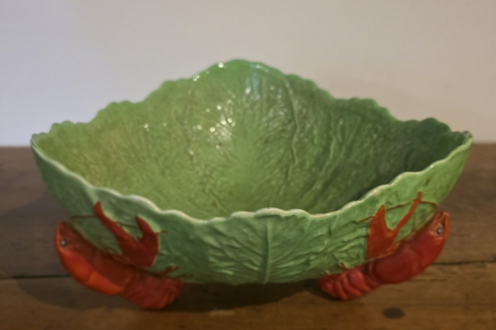 Saladier Carlton ware. "Homard"