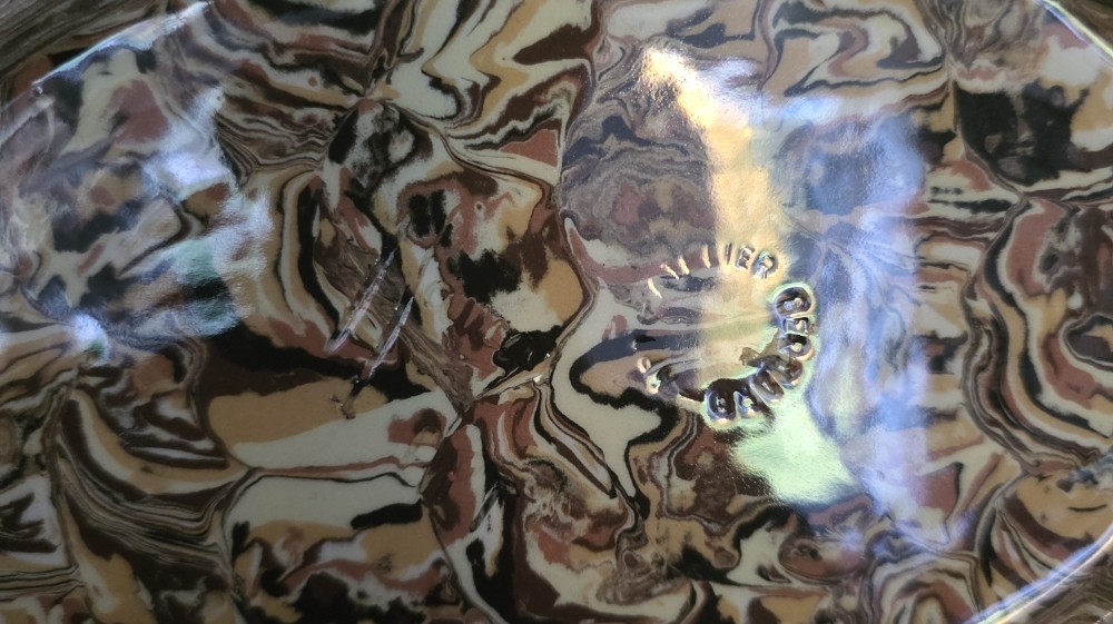 Apt Earthenware Dish. Mixed Clays. Bernard Workshop. Jean Faucon -photo-2