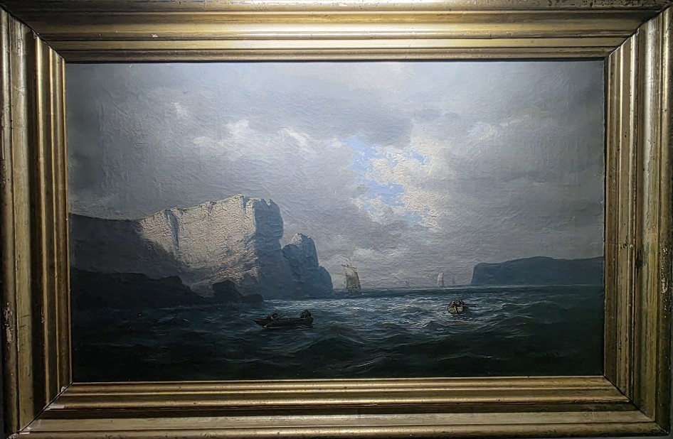 Henry Mosny. Marine. Huile sur toile.1877.