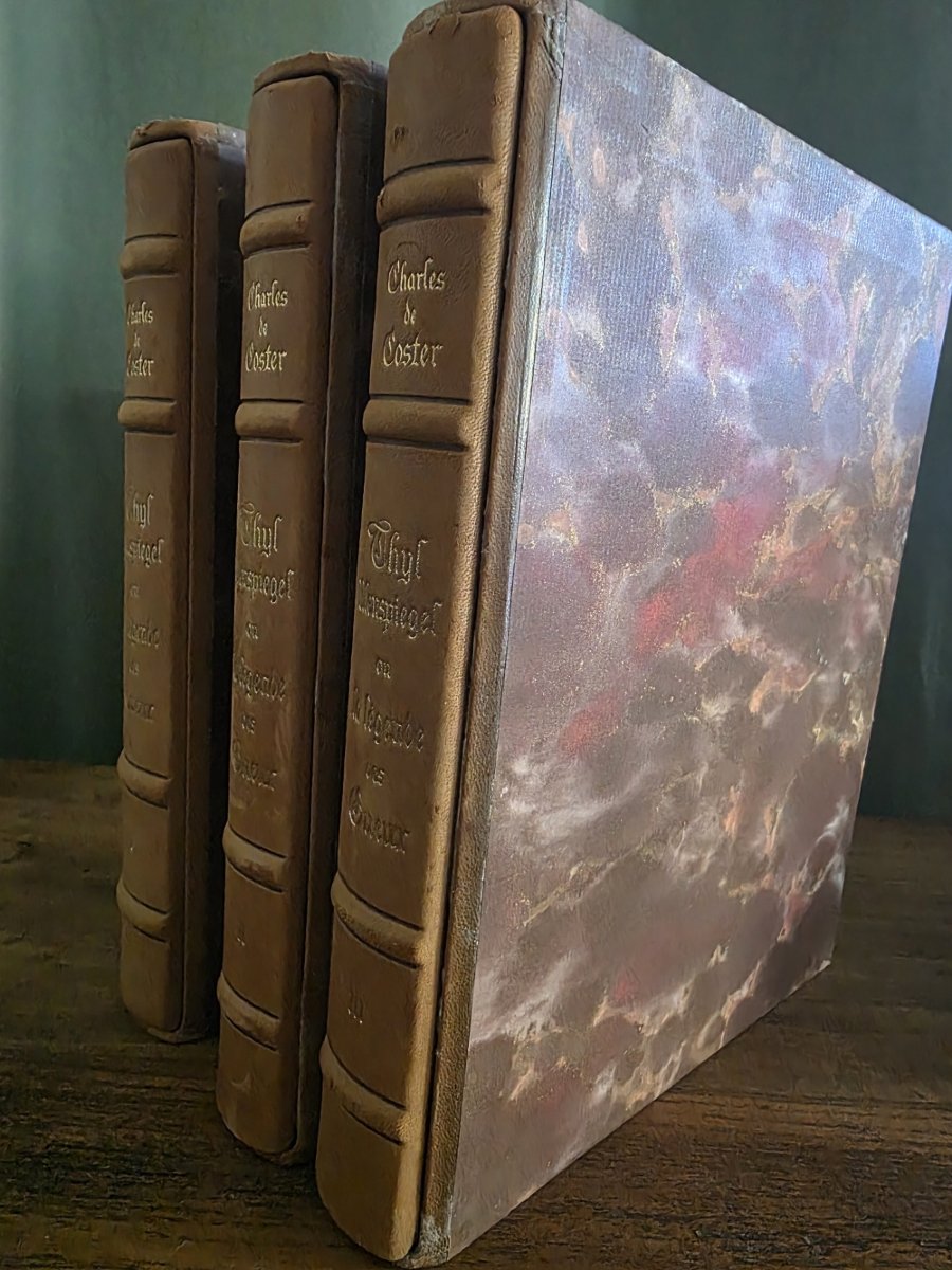 Thyl Ulenspiegel ou la légende des gueux. Charles de Coster. 3 tomes.-photo-2