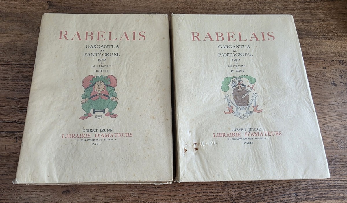 Rabelais. Gargantua et Pantagruel. Illustrés par Dubout. 1954.