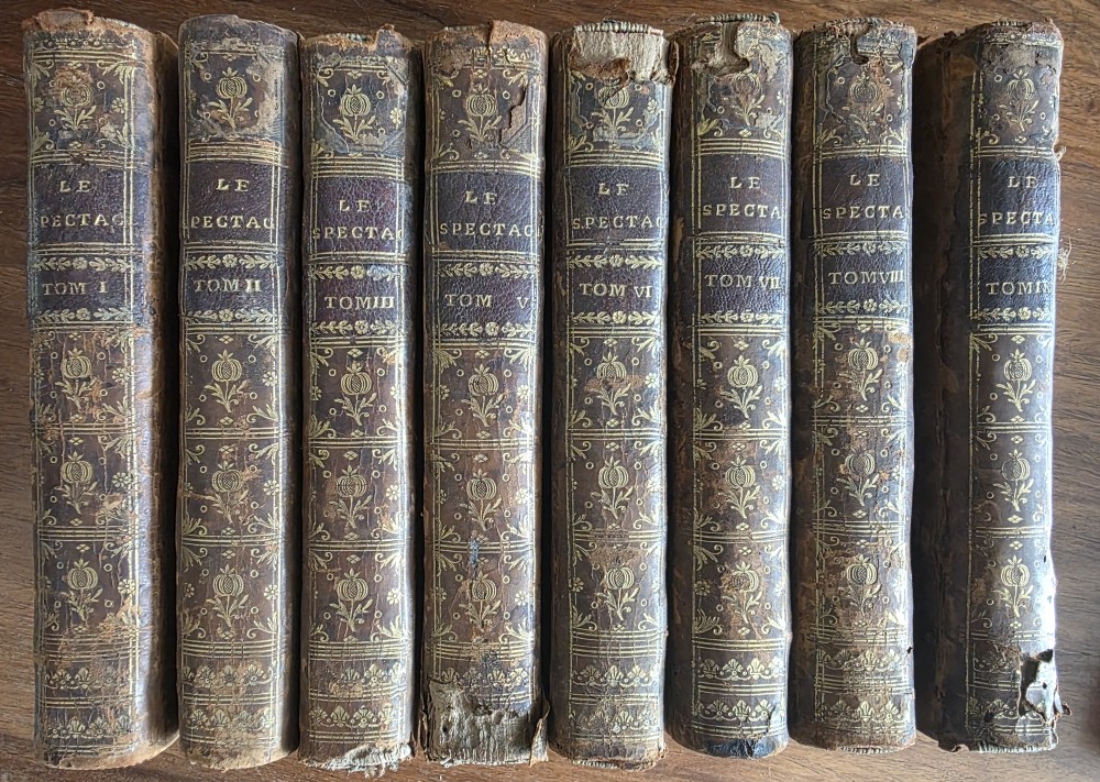 The Spectator Or The Modern Socrates. 1754. 1755. 8 Of 9 Volumes.