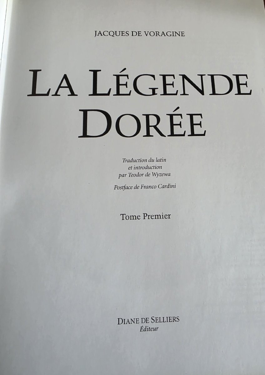 The Golden Legend. J De Voragine. Large Diane De Selliers Collection.-photo-2