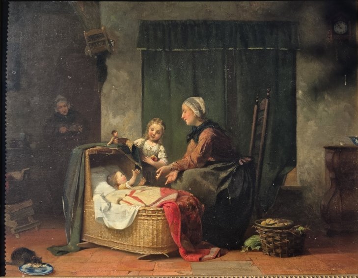 Anthony De Vries.(1841.1872). Ecole hollandaise.-photo-2