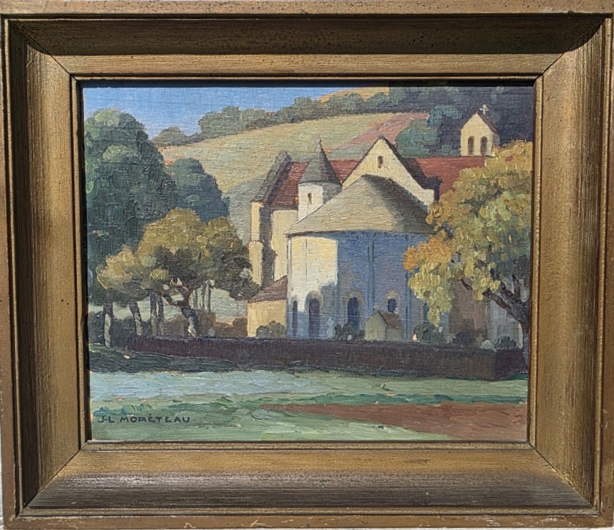 Jules Louis Moreteau ( 1886.1956). Cenac en Dordogne. 1926.