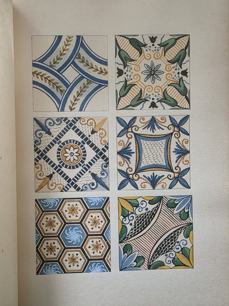 Les carreaux de faience peints dans l'Afique du nord. 1930.-photo-3