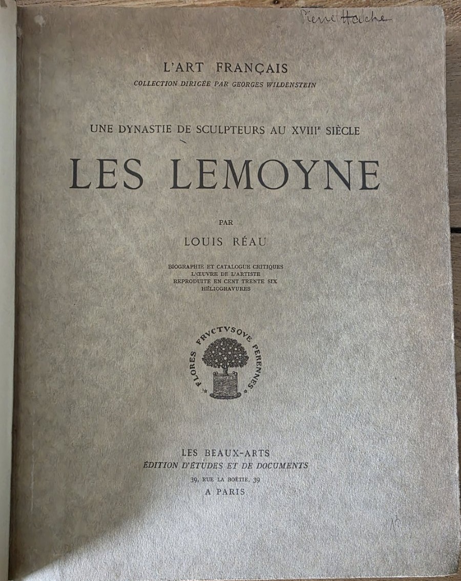Les Lemoyne. Louis Réau. Wildenstein. 1927.