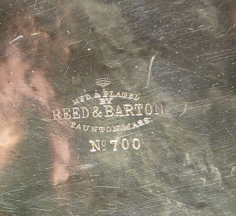 4 flambeaux métal argenté. Reed & Barton.-photo-4