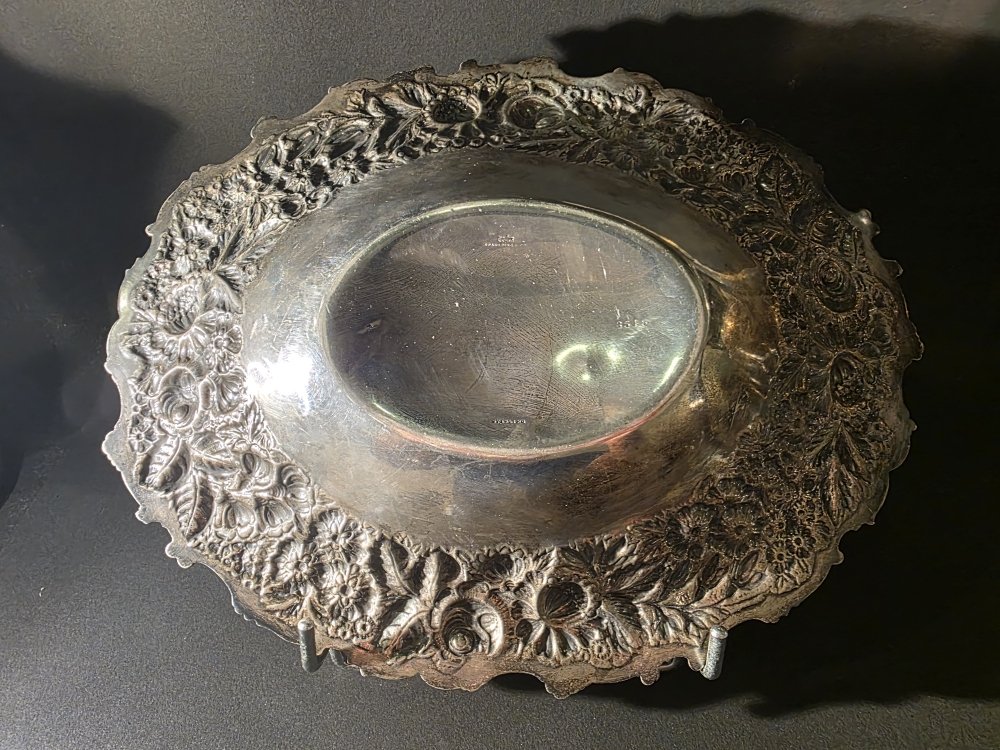 Plat argent massif. Spaulding & co.-photo-2