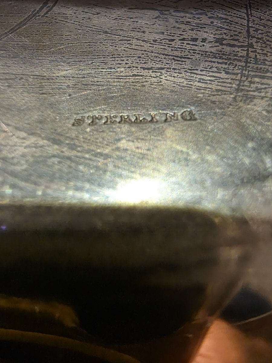 Plat argent massif. Spaulding & co.-photo-3