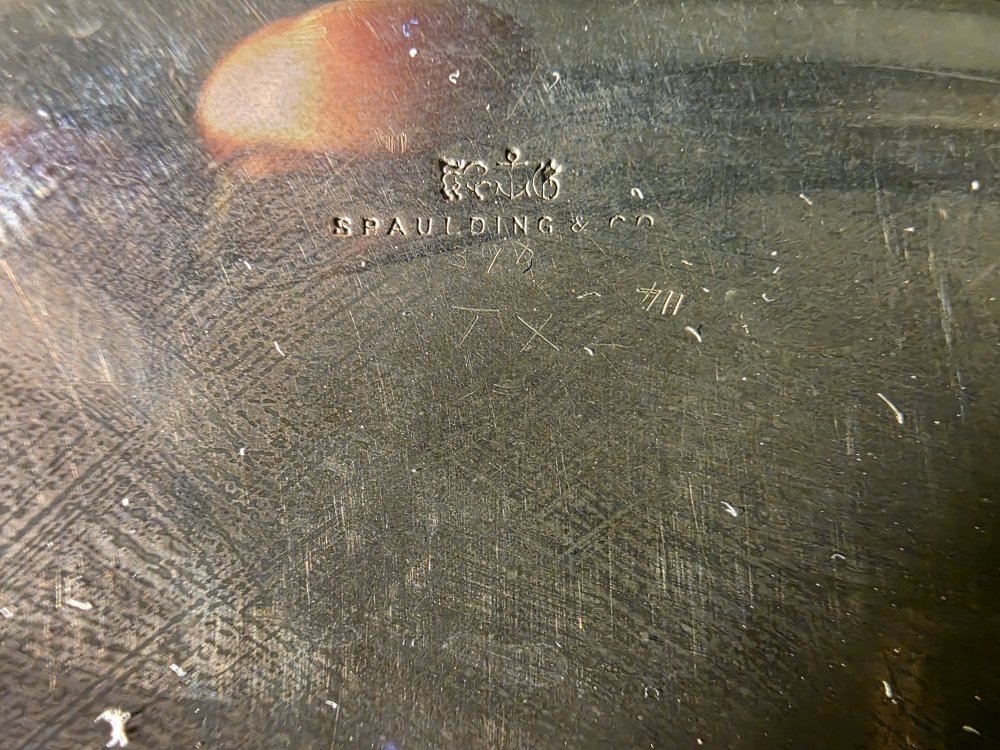 Plat argent massif. Spaulding & co.-photo-4