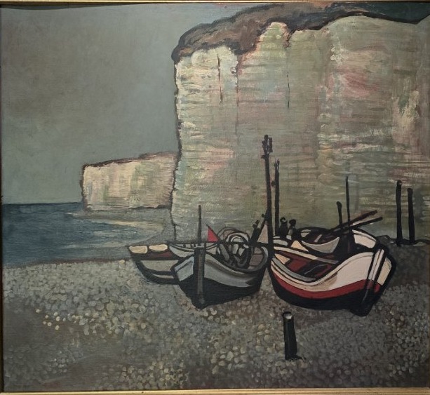 Jan Brychta.. (1928.2013). Huile sur panneau-photo-2