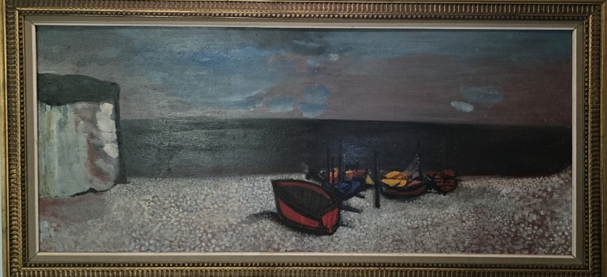 Boats And Cliffs. Jan Brychta.-photo-3