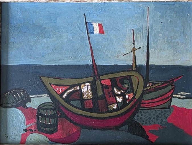 A Boat On The Beach. The Normandy Coast. Jan Brychta. 