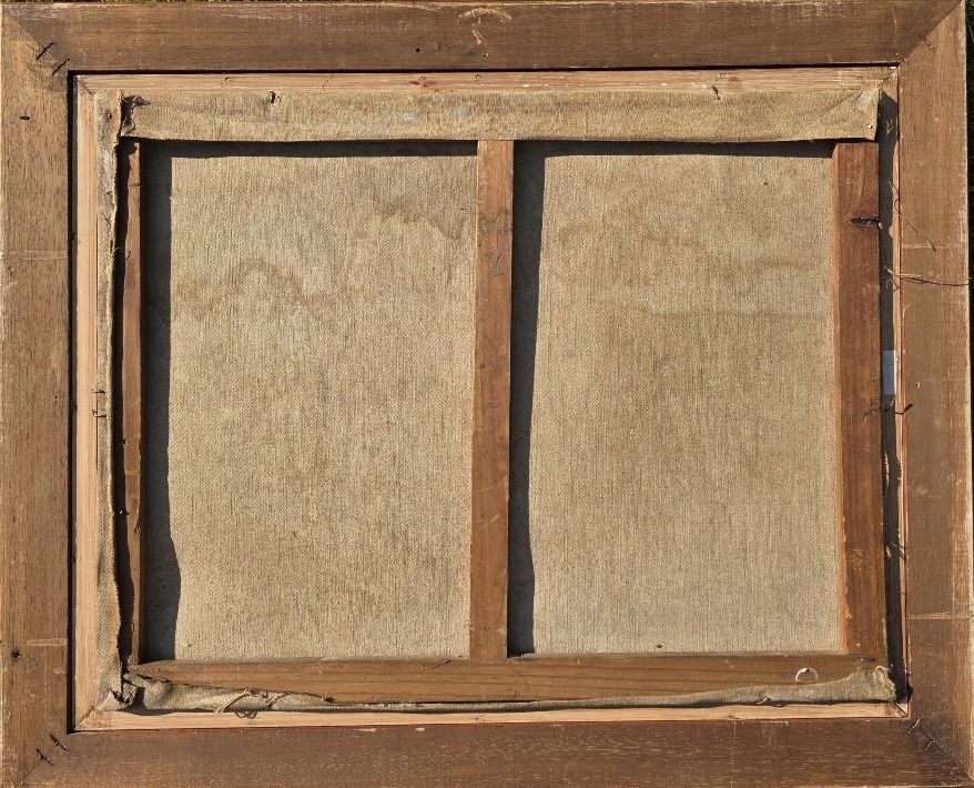 Falaises de Fécamp. Léonard Bordes ( 1898.1969). Ecole de Rouen. Huile sur toile.-photo-2
