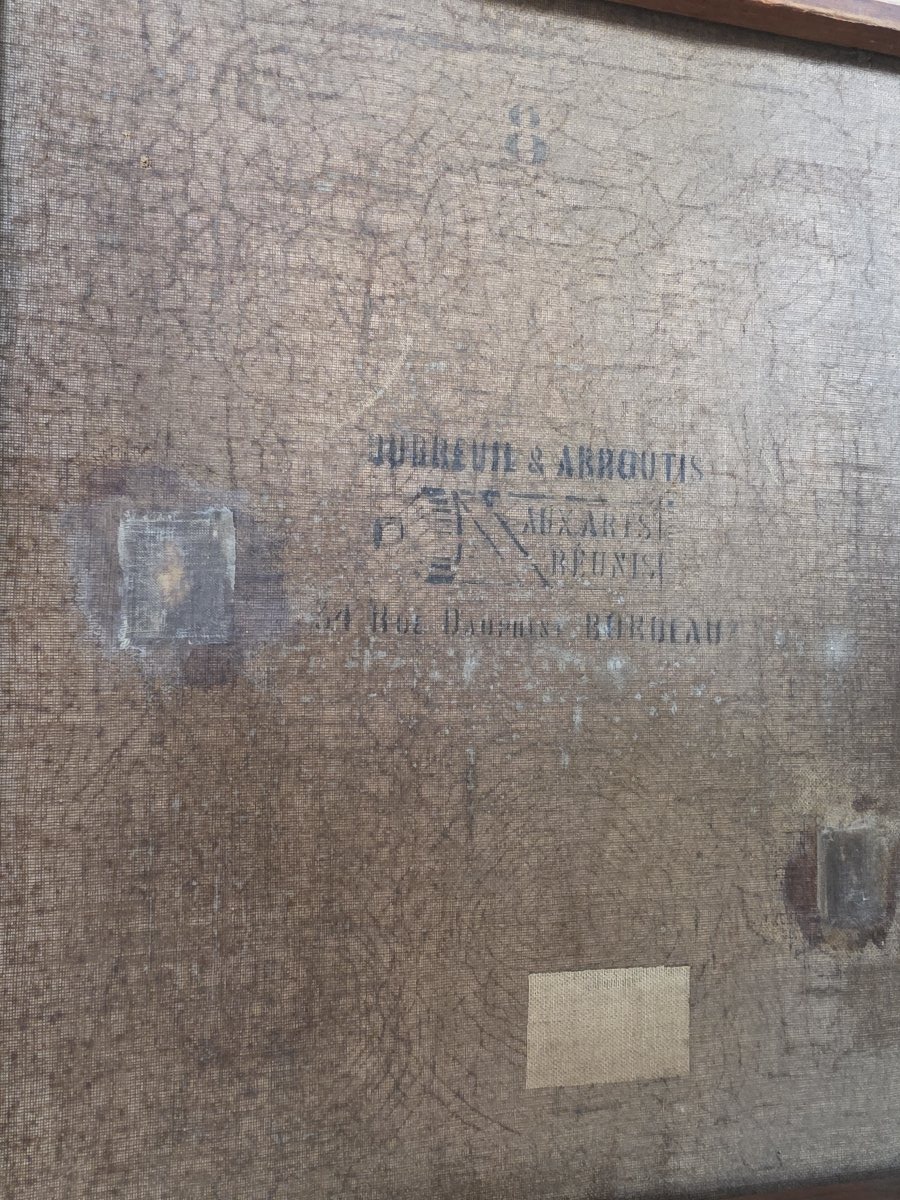 La Jetée. J.N Blais. Huile sur toile.-photo-4