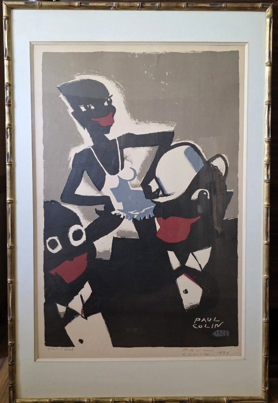 Lithographie. Paul Colin. Epreuve d'atiste.