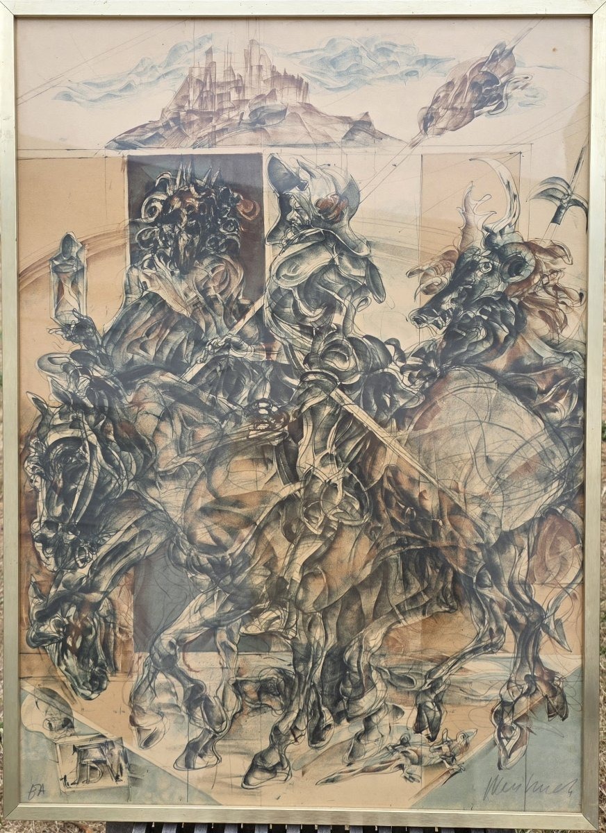 Lithograph By Claude Weisbuch.