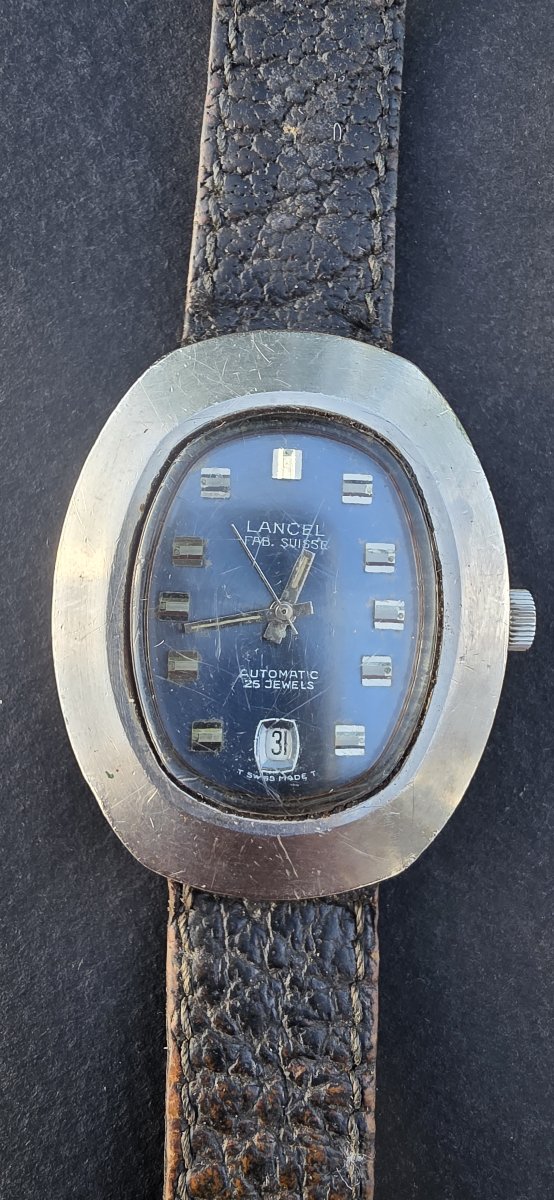 Lancel Automatic Watch. 1970-photo-4