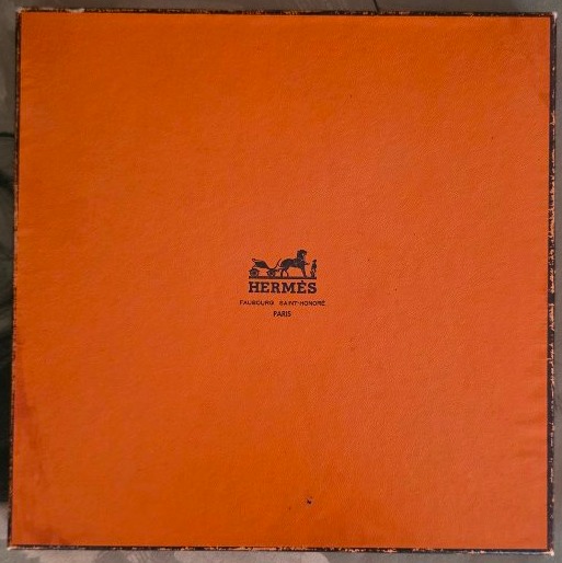 Vintage Hermès Square Scarf.-photo-4