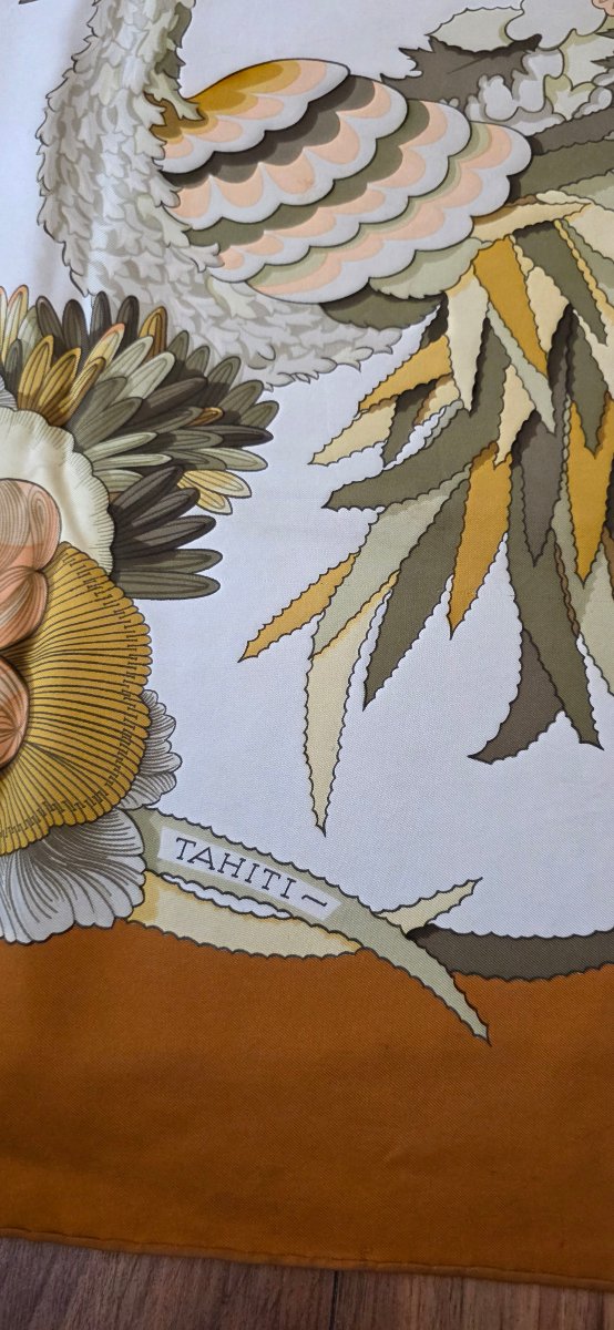 Carré Hermes vintage.-photo-2