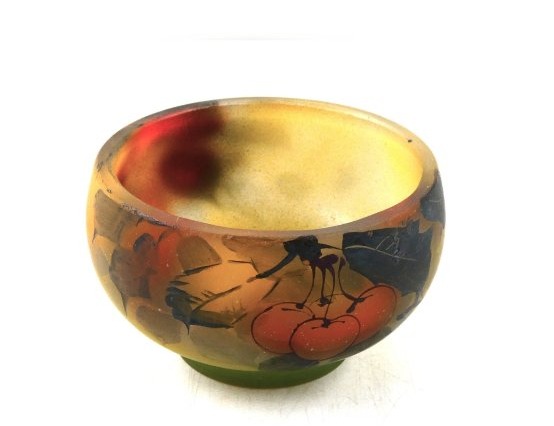 Jean Simon Peynaud. Coupe en verre.-photo-2