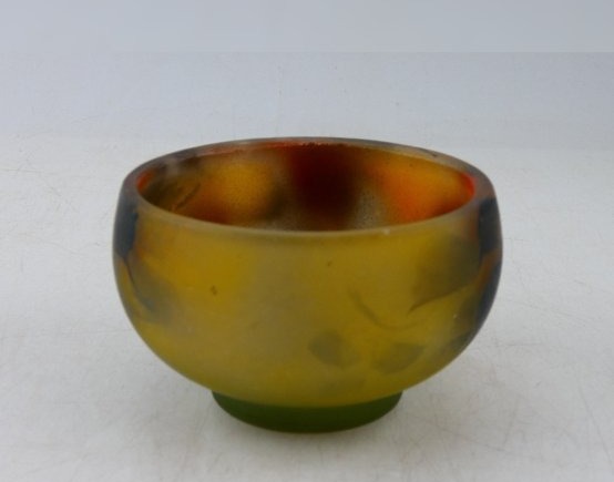 Jean Simon Peynaud. Coupe en verre.-photo-3