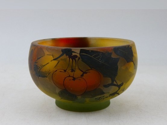 Jean Simon Peynaud. Coupe en verre.