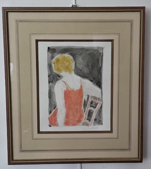 Louis VALTAT.  (1869.1952). Aquarelle.-photo-2