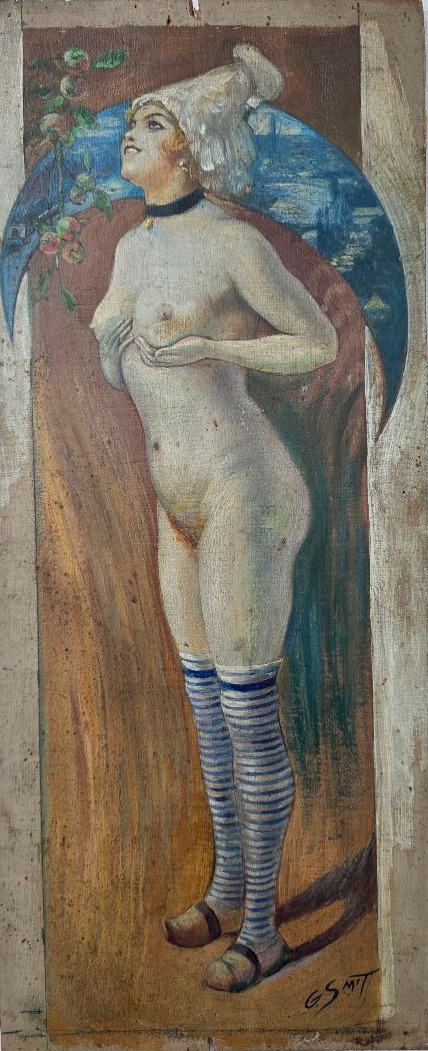 Gaston Smit. Series Of 3 Oil Paintings On Panel-photo-3