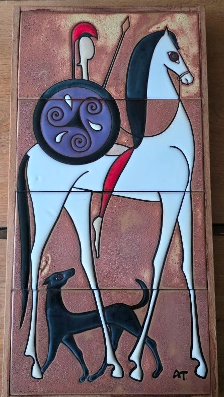 Vintage Ceramic Tile.-photo-2