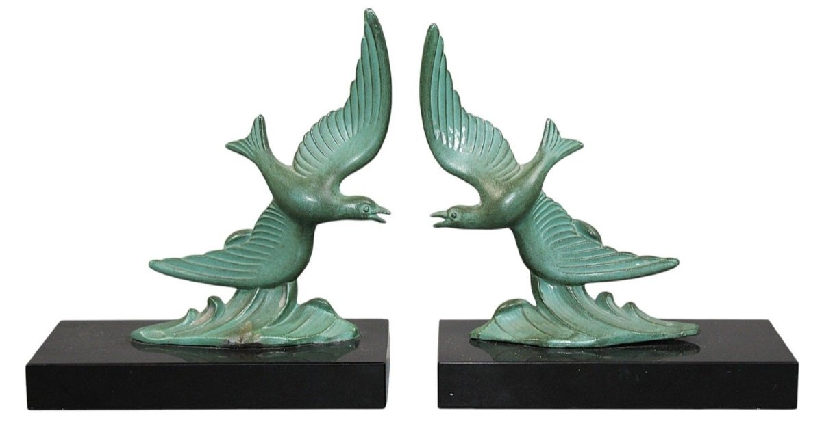 Art Deco Bookends. Tedd