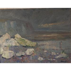 Albert Malet. Cliffs. Rouen School. 