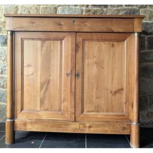 19th Century Cherry Wood Sideboard With Support Height.